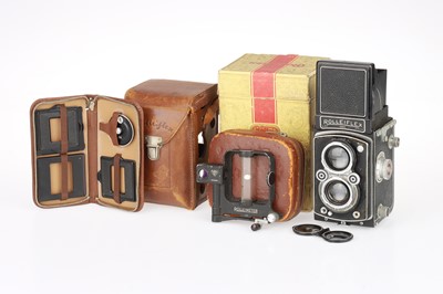 Lot 82 - A Rollei Rolleiflex TLR Medium Format Camera