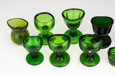 Lot 41 - A Collection of Early Glass & Ceramic Eyebaths