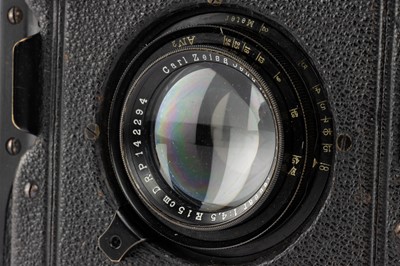 Lot 192 - A Houghton Folding Reflex Quarter Plate SLR Camera