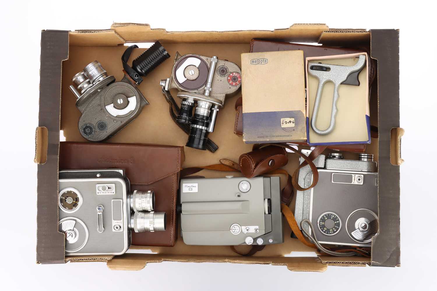 Lot 545 - A Selection of 8mm Cine Movie Cameras