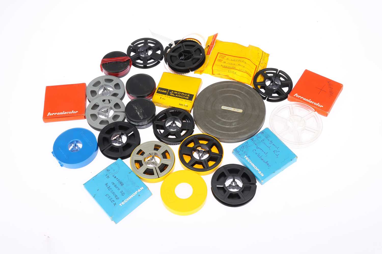 Lot 542 - A Mixed Selection of 8mm Film Spools