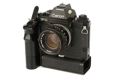 Lot 266 - A Canon F-1 New SLR Camera