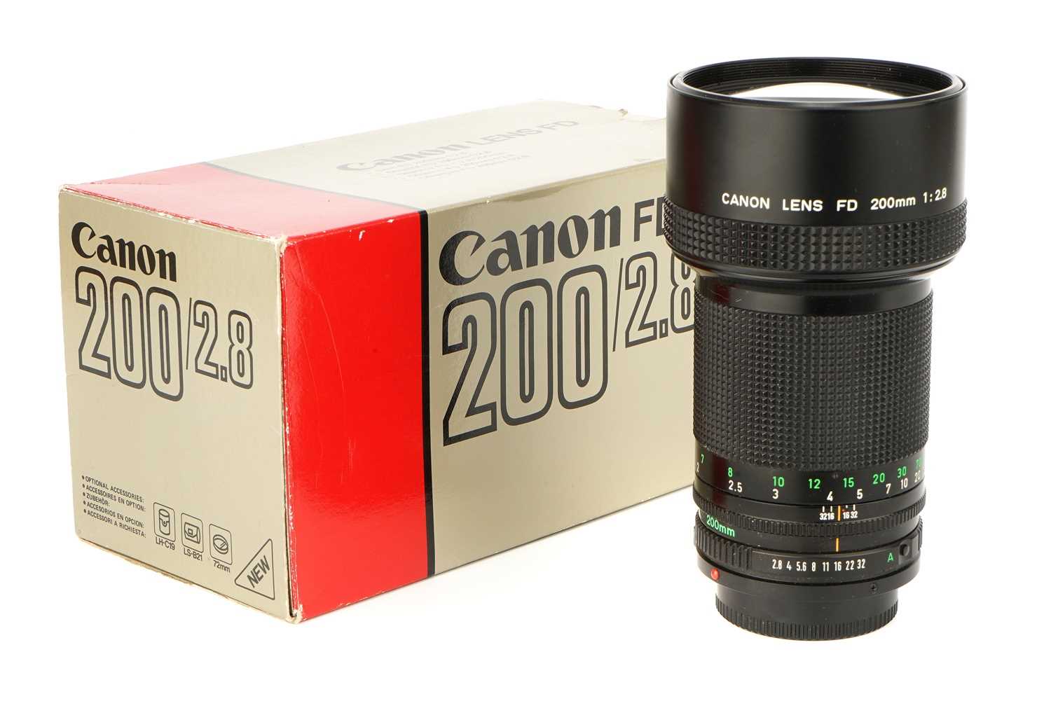 Lot 267 - A Canon FD f/2.8 200mm Lens,