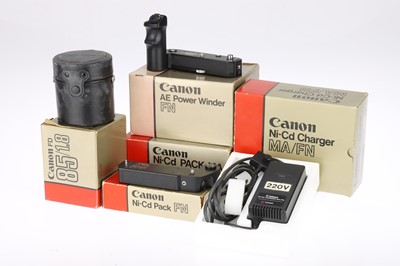 Lot 234 - A Selection of Canon Power Accessories