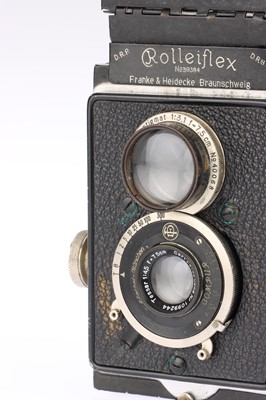 Lot 289 - An Early Rollei Rolleiflex Medium Format TLR Camera