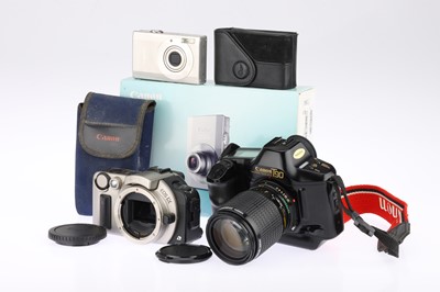 Lot 229 - A Selection of Canon Cameras