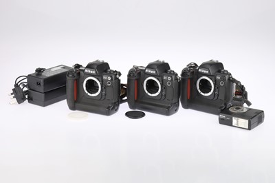 Lot 156 - Three Nikon Digital SLR Cameras