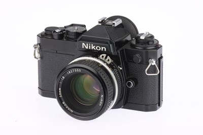 Lot 158 - A Nikon FE 35mm SLR Camera