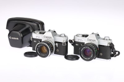 Lot 225 - Two Canon 35mm SLR Cameras