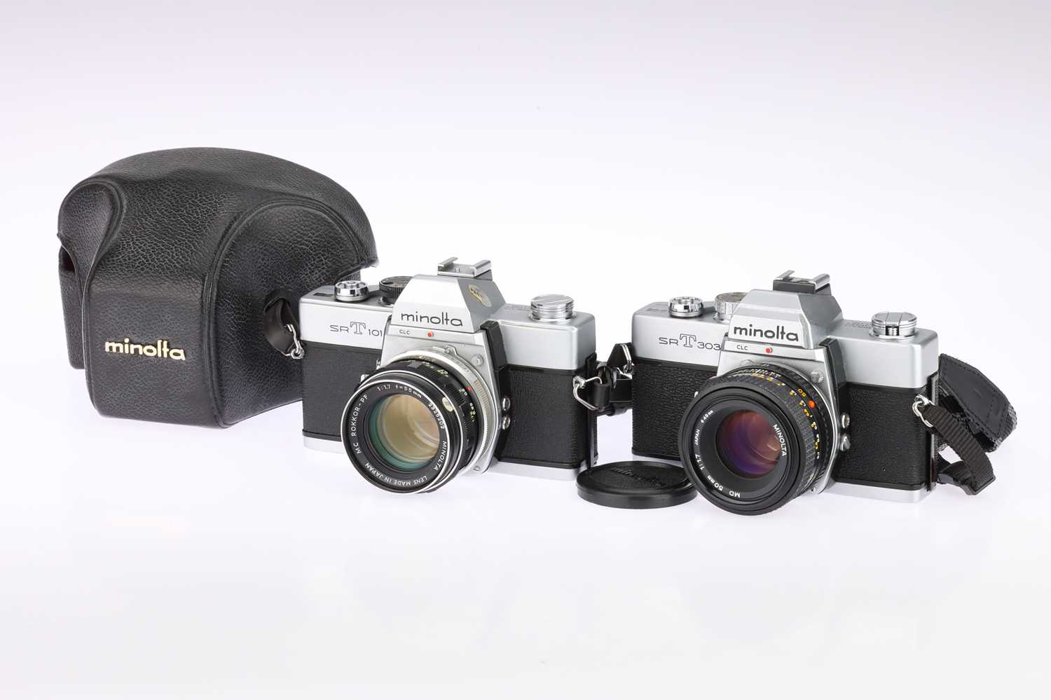 Lot 178 - Two Minolta SRT 35mm SLR Cameras