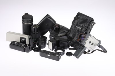 Lot 226 - A Mixed Tray of Canon Photographic Equipment