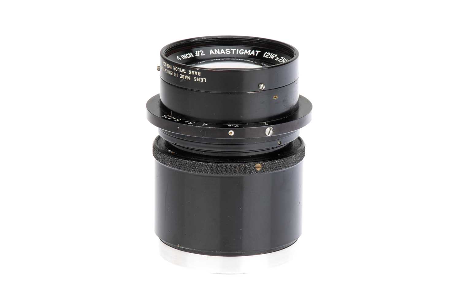 Lot 225 - A Taylor Hobson Anastigmat f/2 4" Lens