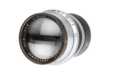 Lot 212 - A J. H. Dallmeyer Speed f/1.5 3" Lens