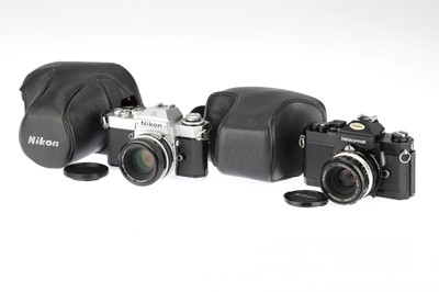 Lot 142 - Two Nikon 35mm SLR Cameras