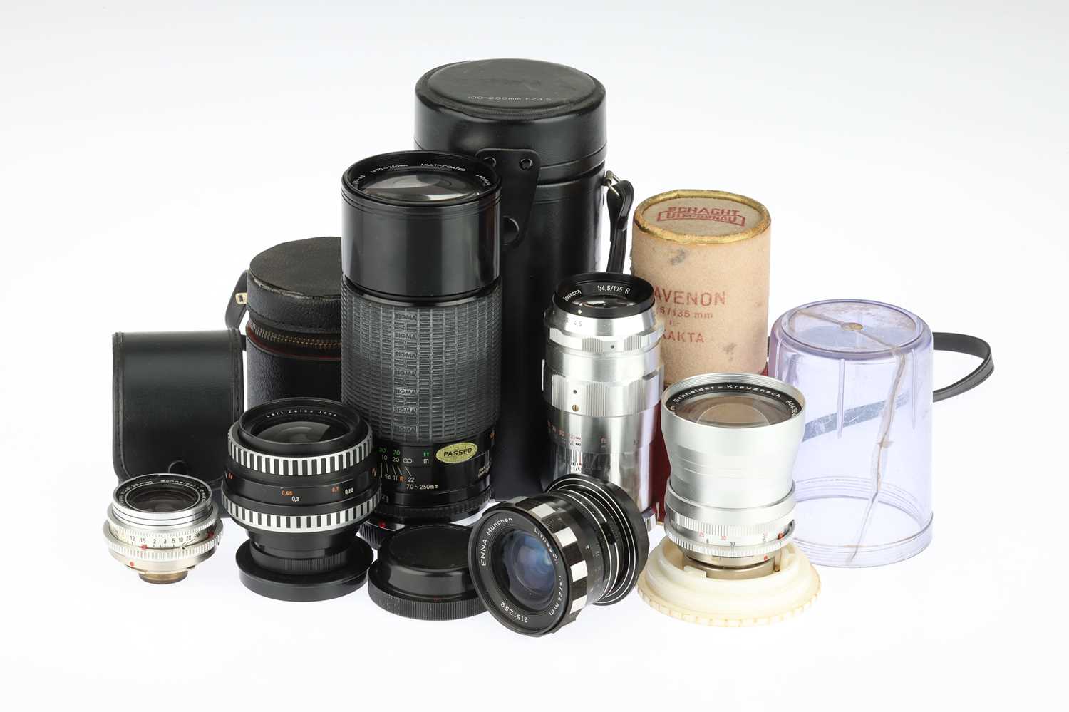 Lot 380 - A Small Collection of Camera Lenses