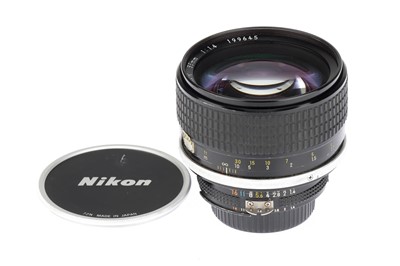 Lot 116 - A Nikon Ais Nikkor f/1.4 85mm Lens