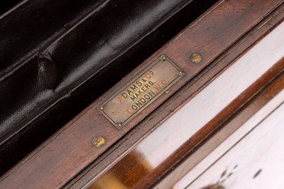 Lot 233 - An Adams & Co. Mahogany & Brass Whole Plate Tailboard Camera