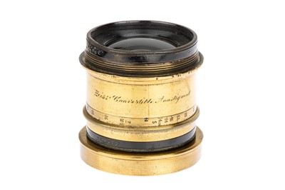 Lot 233 - An Adams & Co. Mahogany & Brass Whole Plate Tailboard Camera