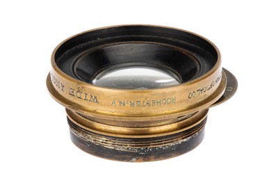 Lot 292 - A Gundlach Manhattan Optical Co. 8x10" Wide Angle Brass Lens