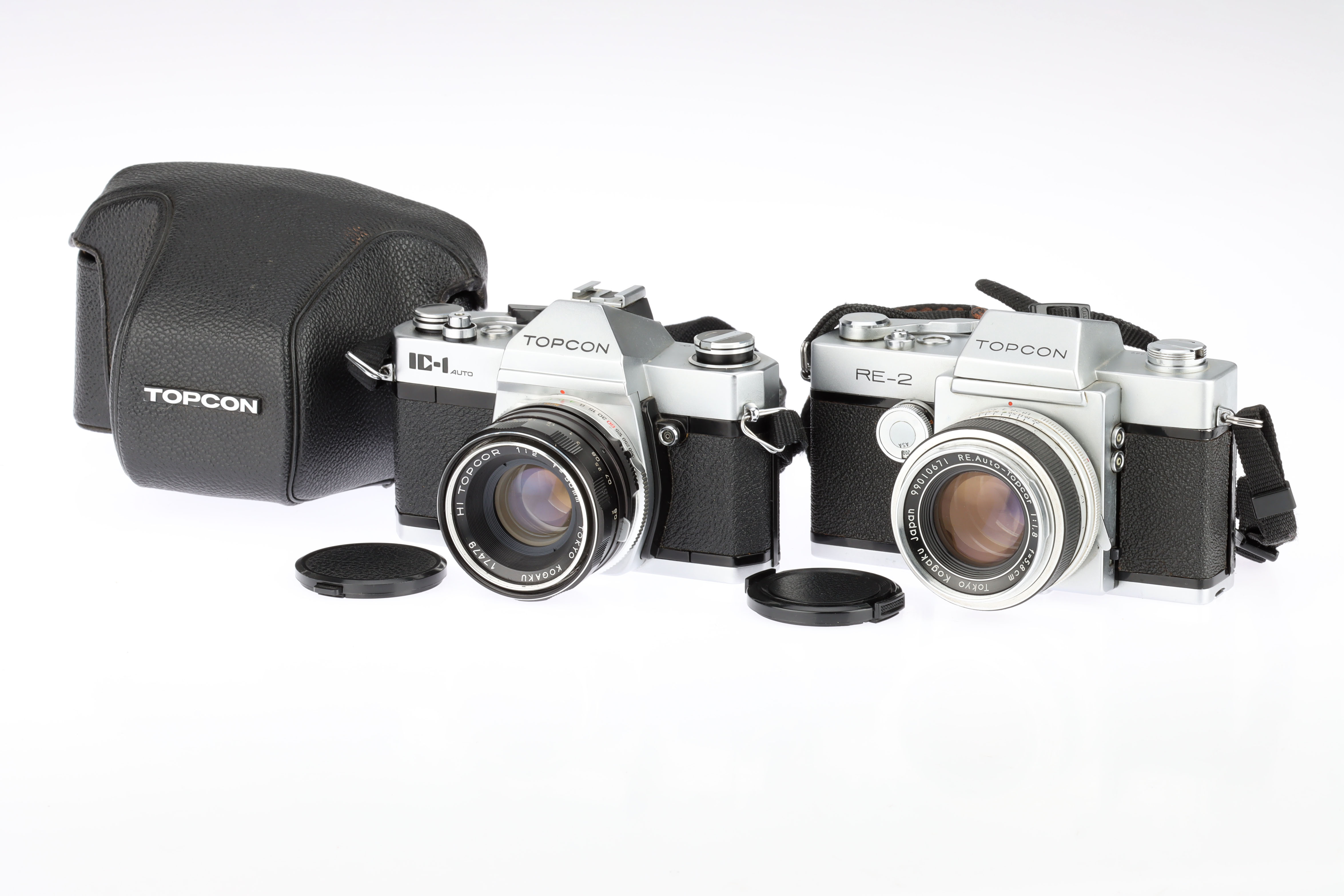在庫処分セール - 185 Lot Two Cameras SLR 35mm Topcon Kogaku Tokyo フィルムカメラ