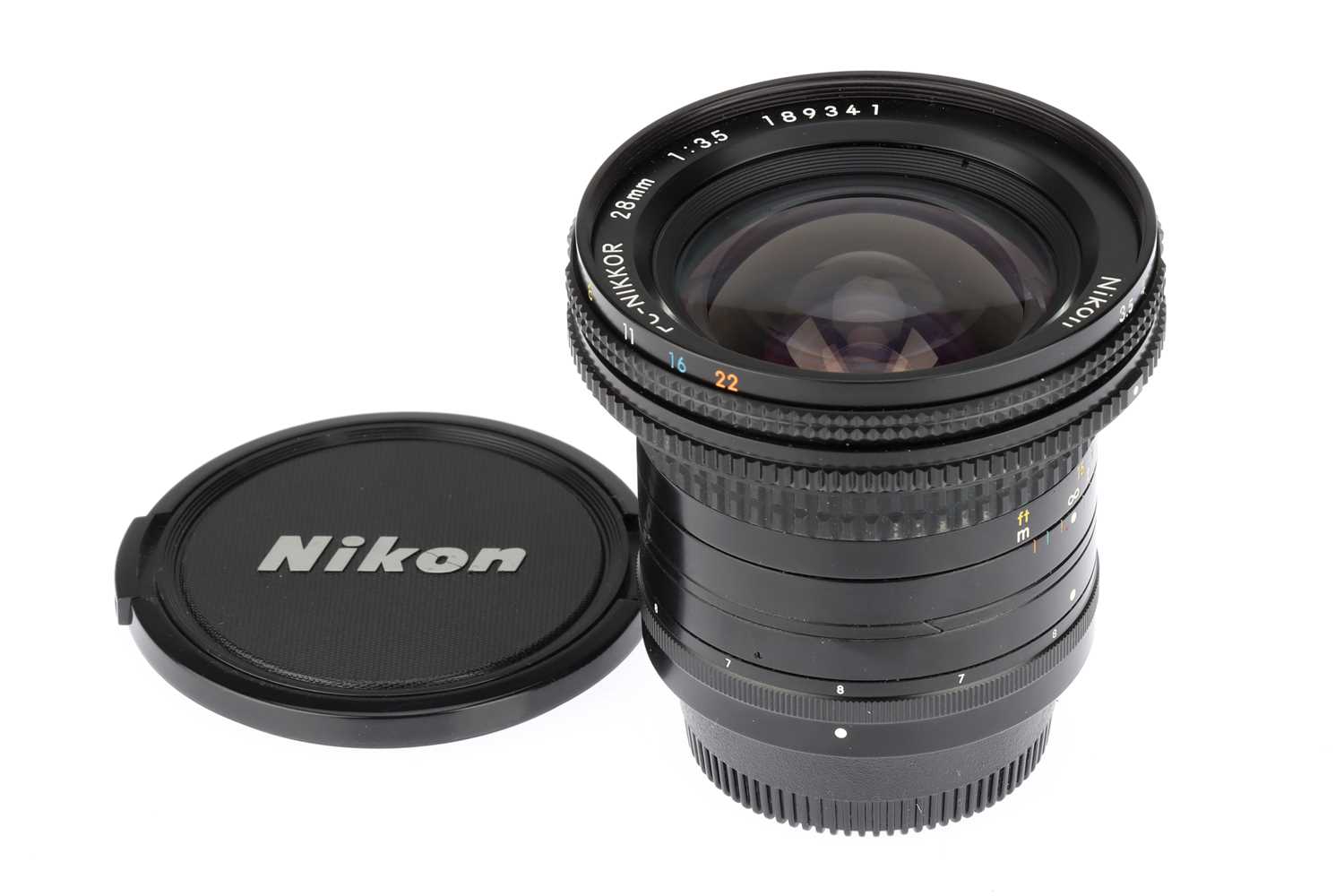 Lot 127 - A Nikon PC-Nikkor f/3.5 28mm Lens,