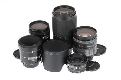 Lot 129 - Five Nikon AF Lenses