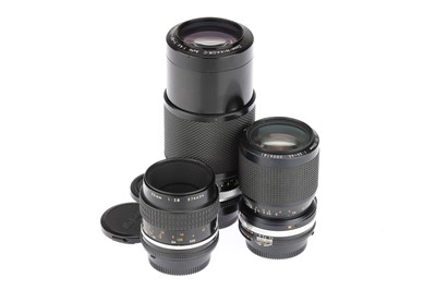 Lot 130 - Three Nikon Lenses