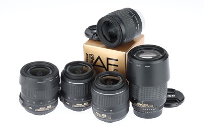 Lot 137 - A Collection of Nikon Zoom Lenses