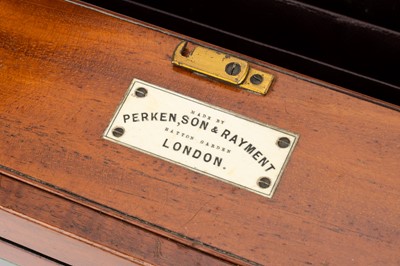 Lot 254 - A Perkenson Rayment Full Plate Mahogany & Brass Camera
