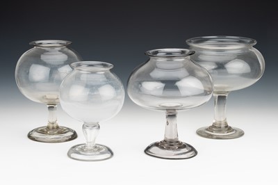 Lot 51 - A Collection of 4 Large 19th Century French Apothecaries Leech Jars