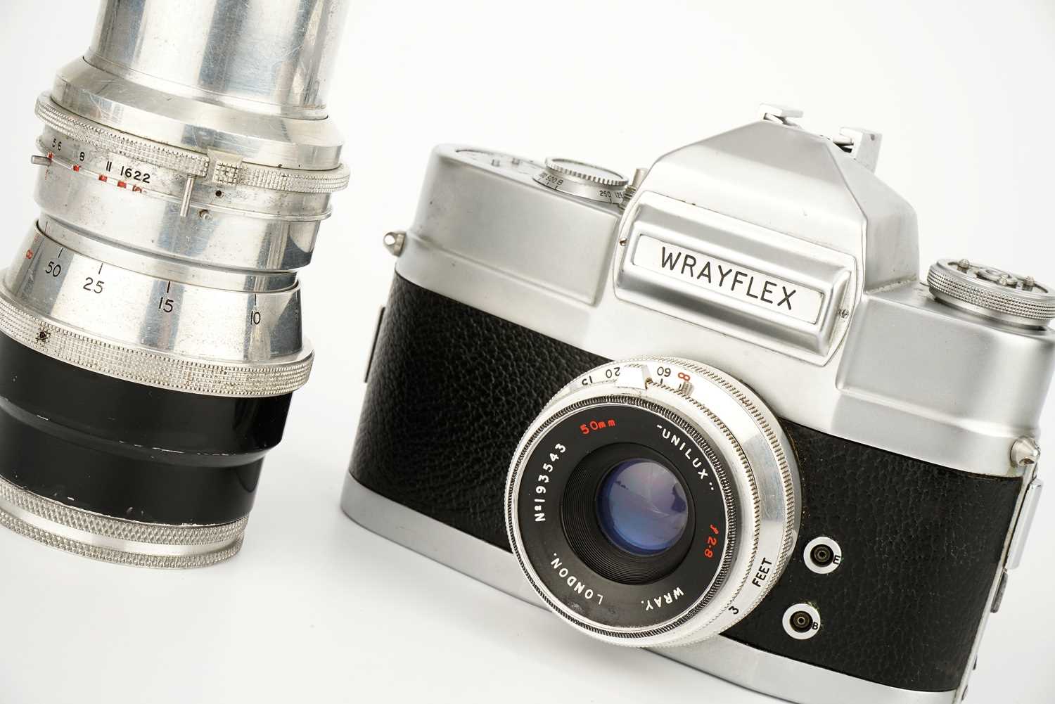 Lot 296 - A Wray Wrayflex II SLR Camera,