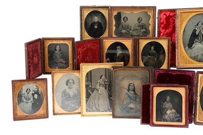 Lot 33 - Large Collection of Cased Ambrotypes
