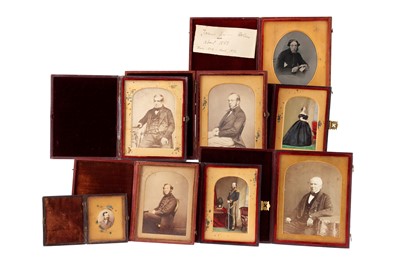 Lot 35 - Cased Photographs including Beard and Sutton