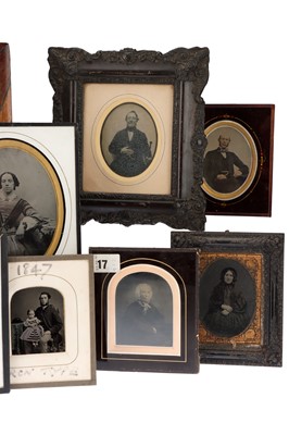 Lot 36 - Large Collection of Ambrotypes framed and mounted