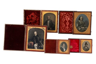 Lot 37 - A Cased Ambrotype by D Hay of Edinburgh, and Others