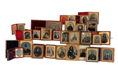 Lot 38 - A Large Collection of Ambrotype Portraits