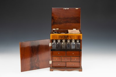 Lot 3 - A Fine Georgian Domestic Medicine Chest with All Silver Fittings