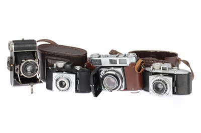 Lot 188 - A Mixed Selection of 35mm Folding Cameras