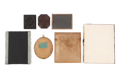 Lot 43 - Unusual ambrotype showing ambrotypes, and Others