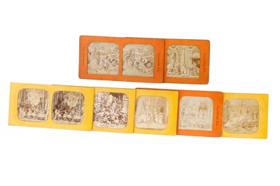 Lot 147 - 7 Diableries Tissue Stereoviews