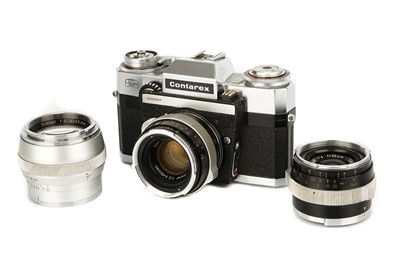 Lot 301 - A Zeiss Ikon Contarex Super SLR Outfit