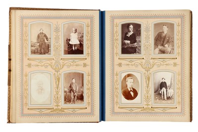 Lot 125 - Carte de Visite Albums, Military, India, etc