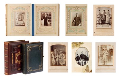 Lot 125 - Carte de Visite Albums, Military, India, etc