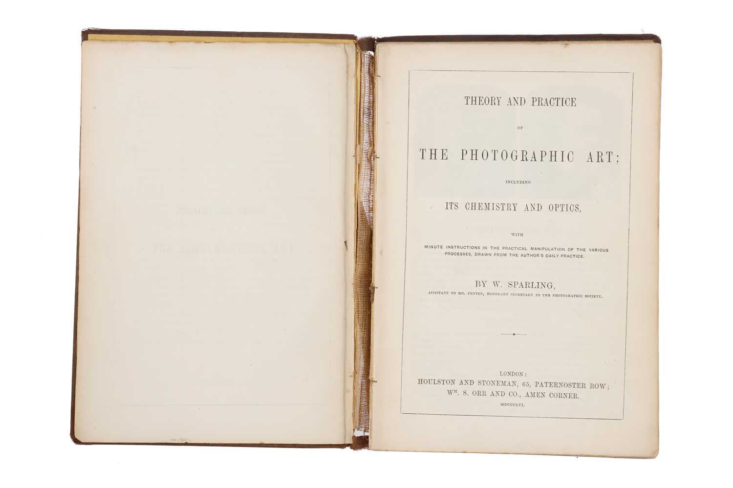 Lot 182 - Early 19th Century Photographic Literature