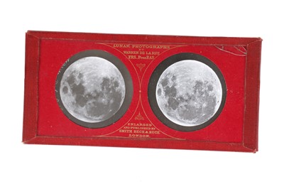 Lot 130 - Lunar Photograph-glass Stereo Positive by Warren De La Rue