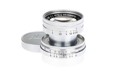 Lot 23 - A Leitz Summicron f/2 50mm Lens