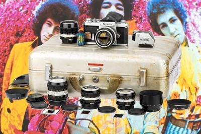 Lot 100 - The Nikon F SLR 'Karl Ferris' Camera Outfit