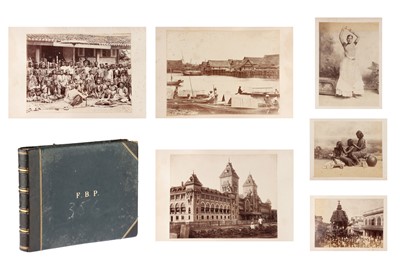 Lot 96 - Large Photograph Album of Singapore India Malaysia