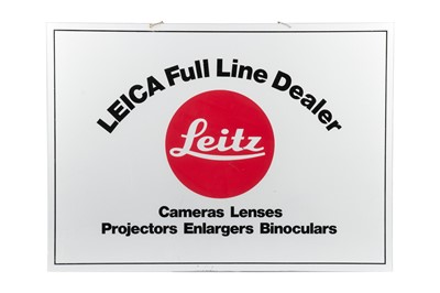 Lot 79 - A Leica Full Line Dealer Advertising Sign