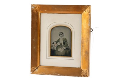 Lot 44 - Whle Plate Ambrotype Portrait of a Seated Woman